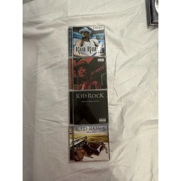 Kid Rock 4 LOT: Born Free, Rock n Roll Jesus, Cocky, Devil Without A Cause - Picture 1 of 7